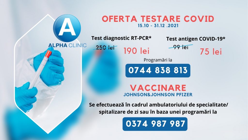 Testare pentru COVID-19 in Oltenita: diagnosticare si anticorpi specifici